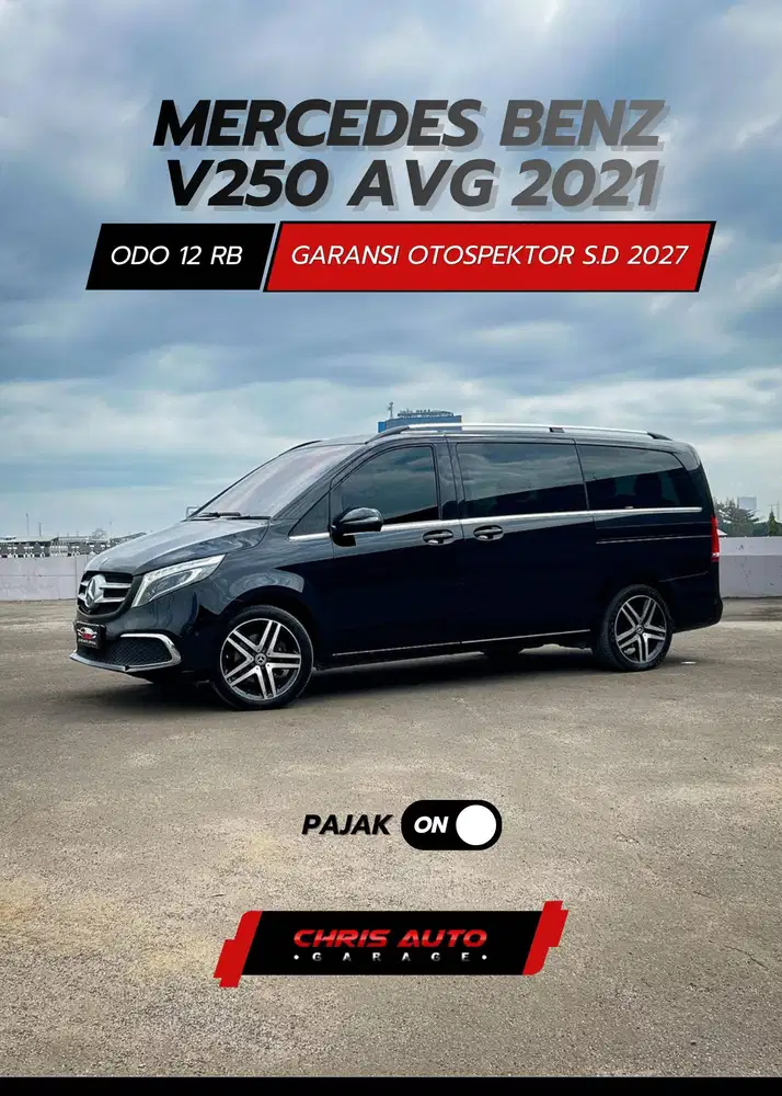 Tdp 25jt Odo 2.4rb/thn Avantgarde V250 2022/2021 V 250 W447