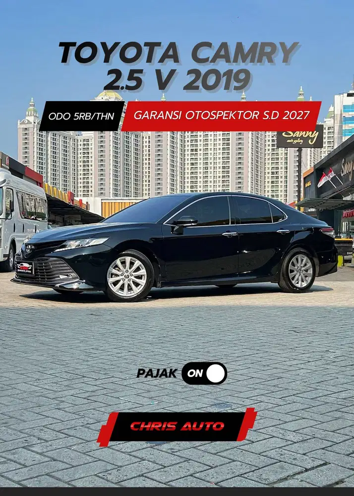 Tdp 13jt LowOdo 4rb/thn CAMRY 2.5 V 2020 2019