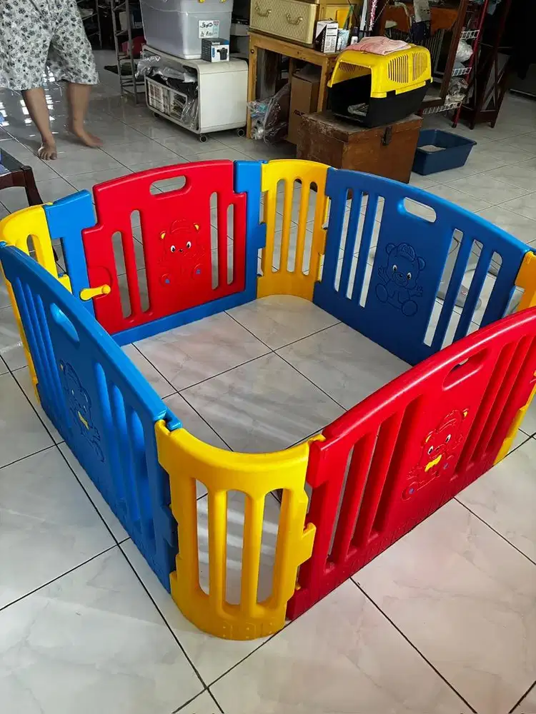 Prelove Pagar Baby Eduplay, MamaLove HighChair dan Boncengan Sepeda