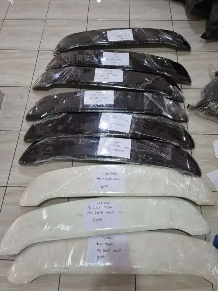 Spoiler Fortuner G dan Toyota Hilux 2015 kebawah