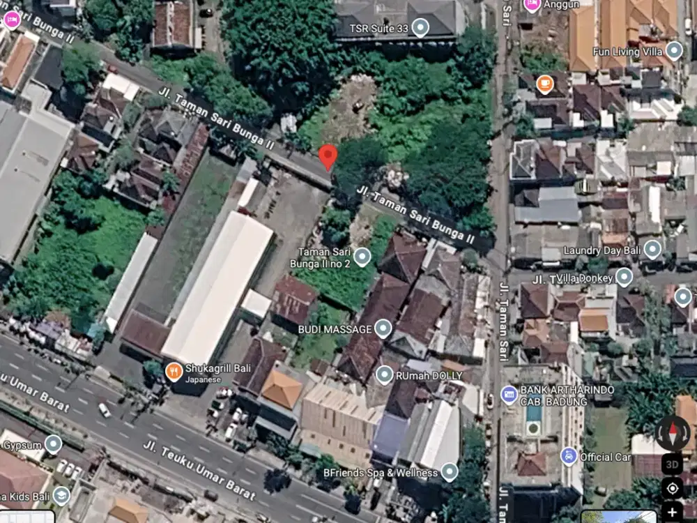 hidden Gem, tanah di Taman sari PCP Kerobokan