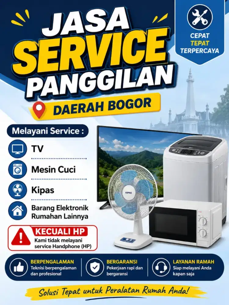 Jasa Panggilan Service Elektronik Rumah Tangga
