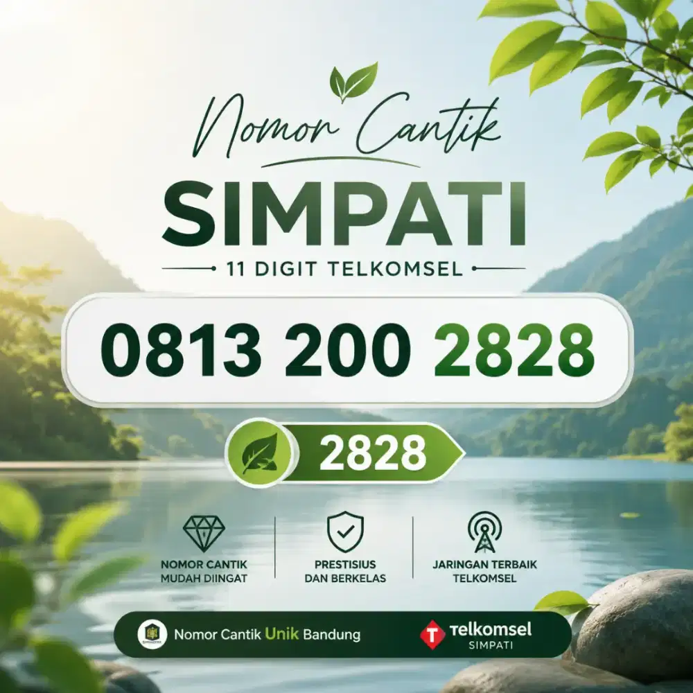 Nomor cantik telkomsel simpati 11 digit 2828