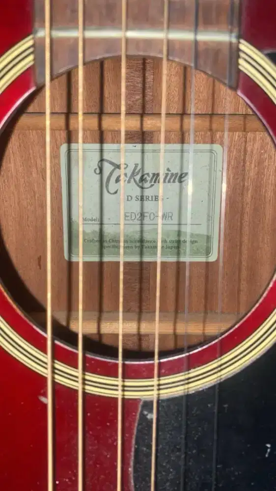 Gitar Takamine D'Series ed2fc-wr