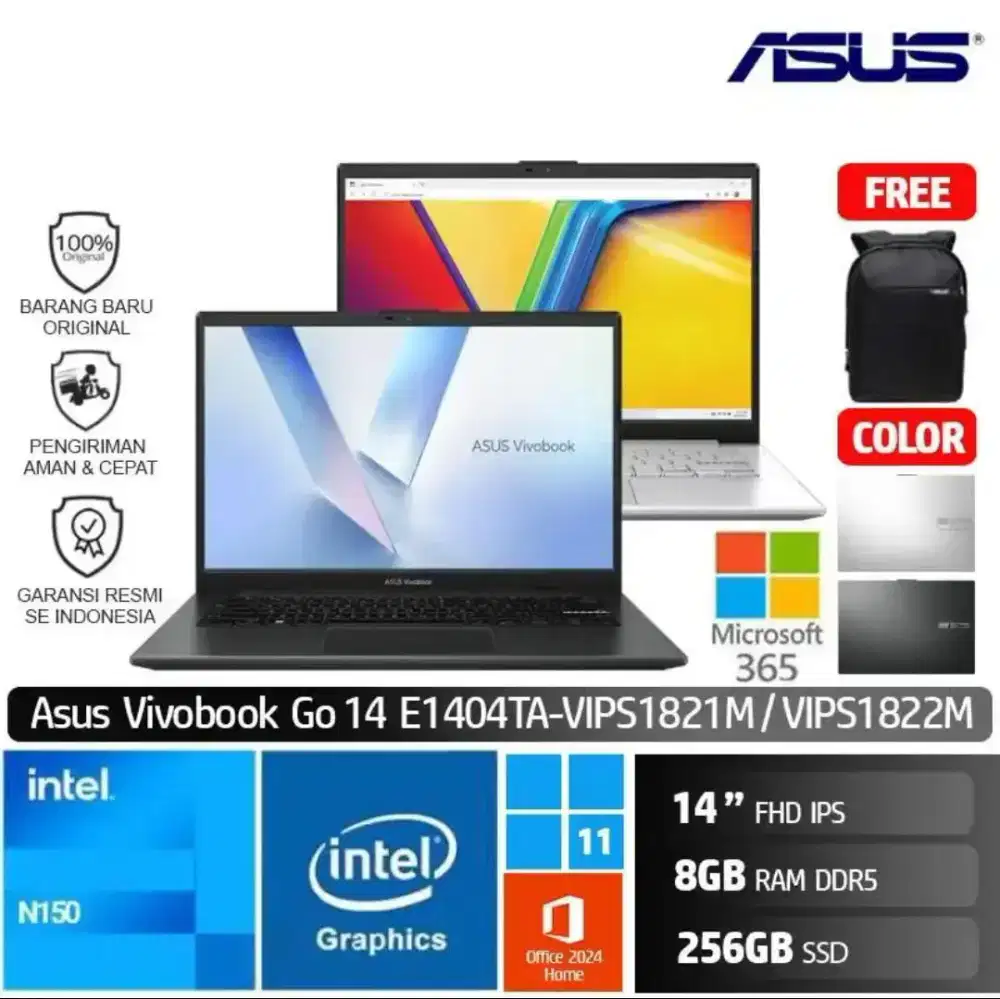 ASUS E1404TA-VIPS1821M | 1822M Intel N150 8/256 / ASUS / HP / LENOVO /