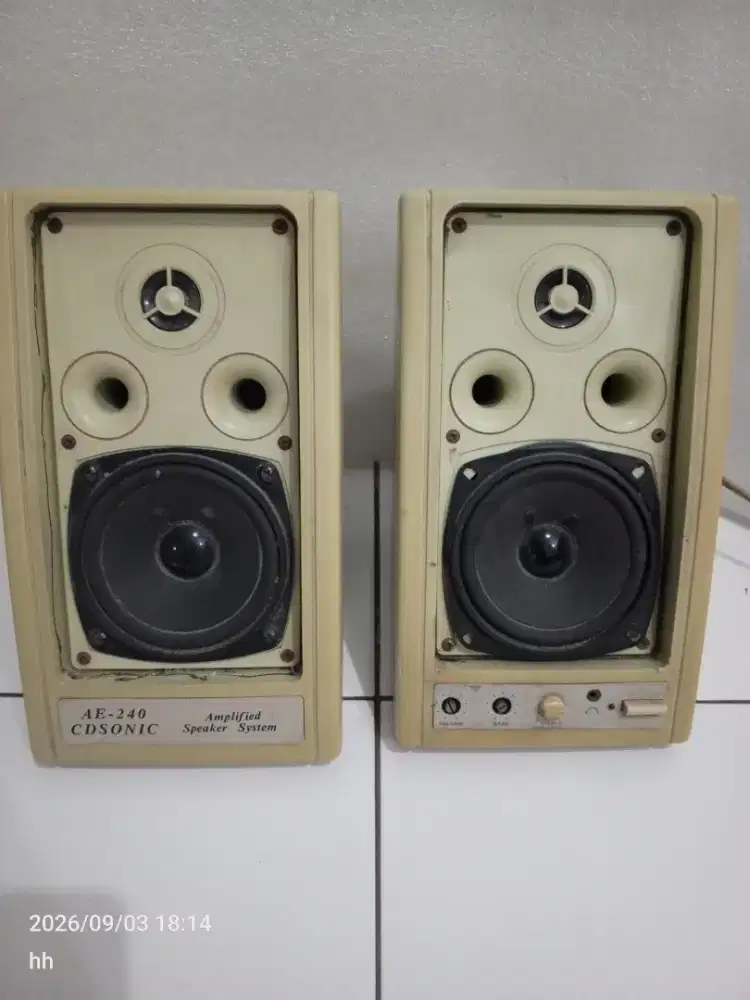 Speaker aktif full stereo bass suara super jernih