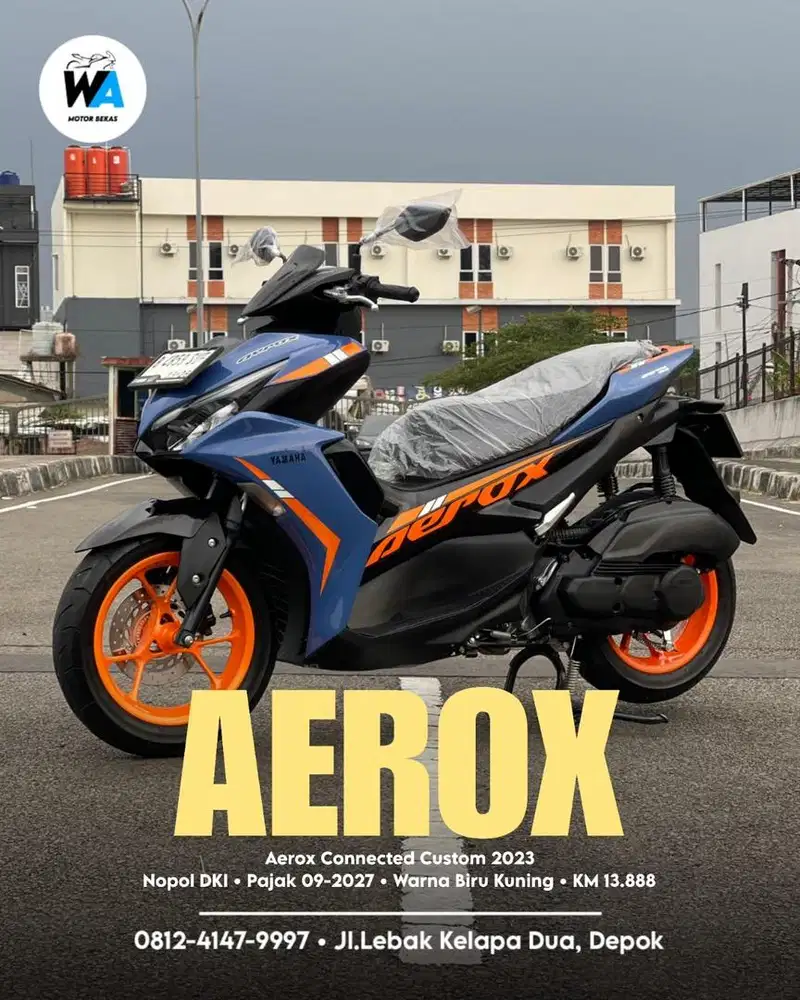 Kredit/Cash Yamaha New Aerox Connected Custom Tahun 2023 ISTIMEWA