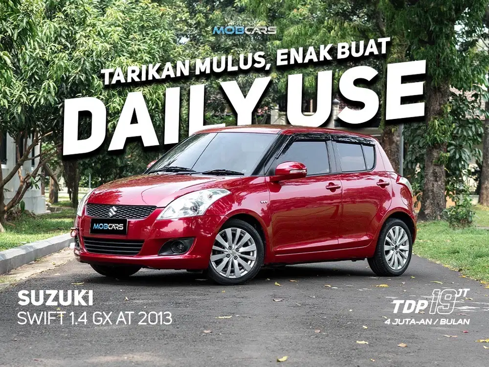 FREE SMART TV 32 SWIFT GX 1.4 AT 2013 MERAH