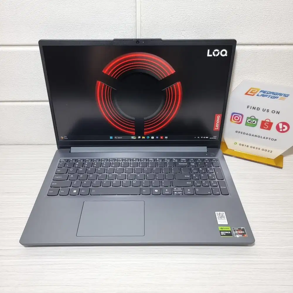 LENOVO LOQ 15ARP10E RYZEN 7-7735HS RAM 16GB SSD 512GB RTX 3050 6GB