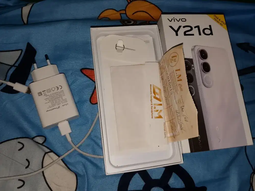 Jual HP VIVo y21d 1 bulan pemakaian