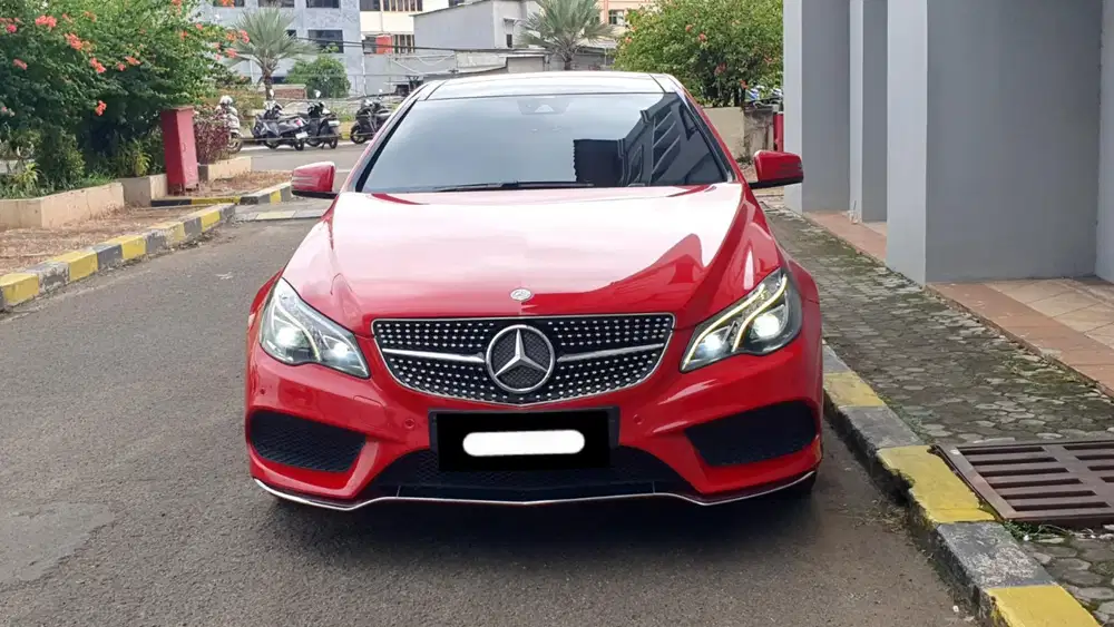 Km 45rb mercedes benz mercy e250 coupe amg 2013 merah