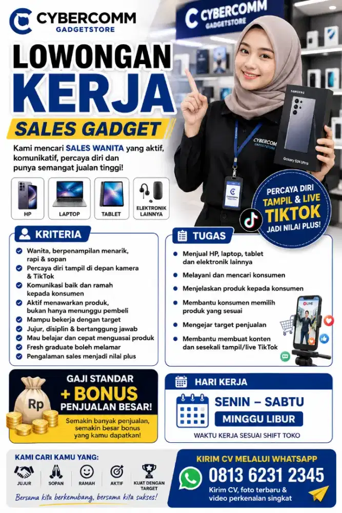 Lowker jadi Sales Toko Gadget