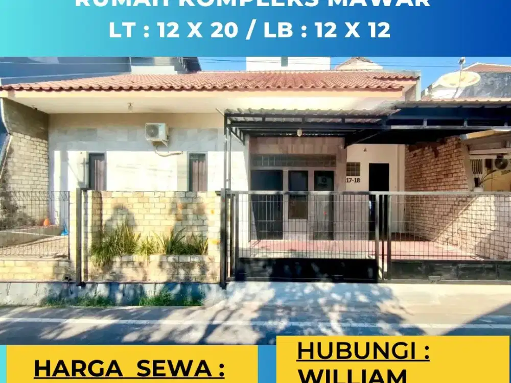 DISEWAKAN RUMAH SIAP HUNI JL PENGAYOMAN MAKASSAR