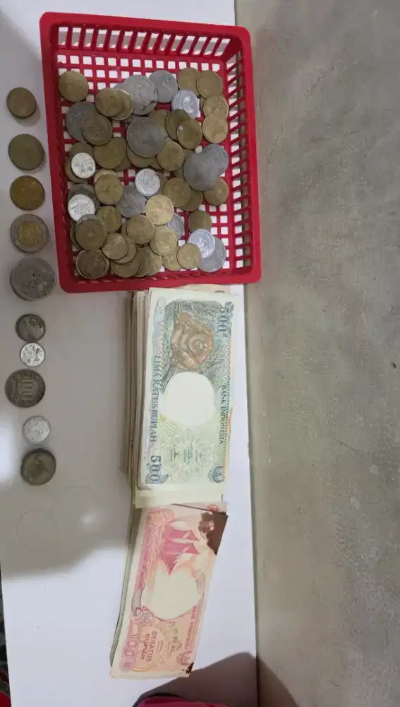Uang jadul gress dan koin