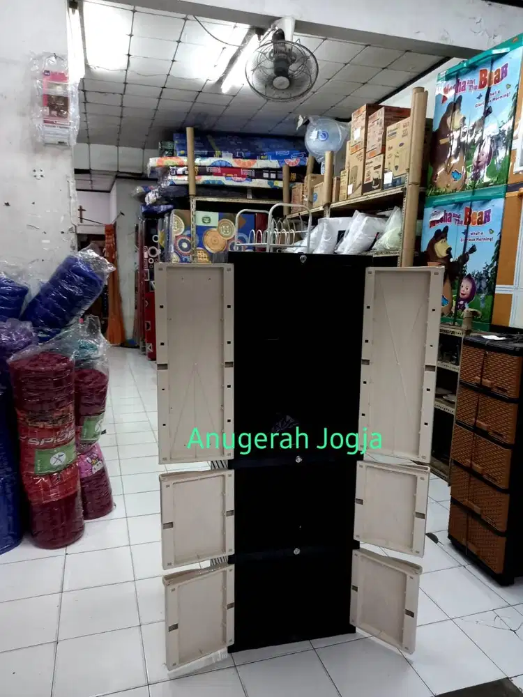 lemari plastik diva mizu mix susun 4