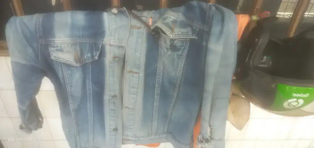 Jaket Levis import Hoodie kulit