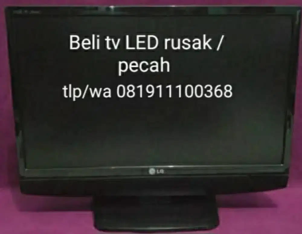 Tv led eusak /pecah