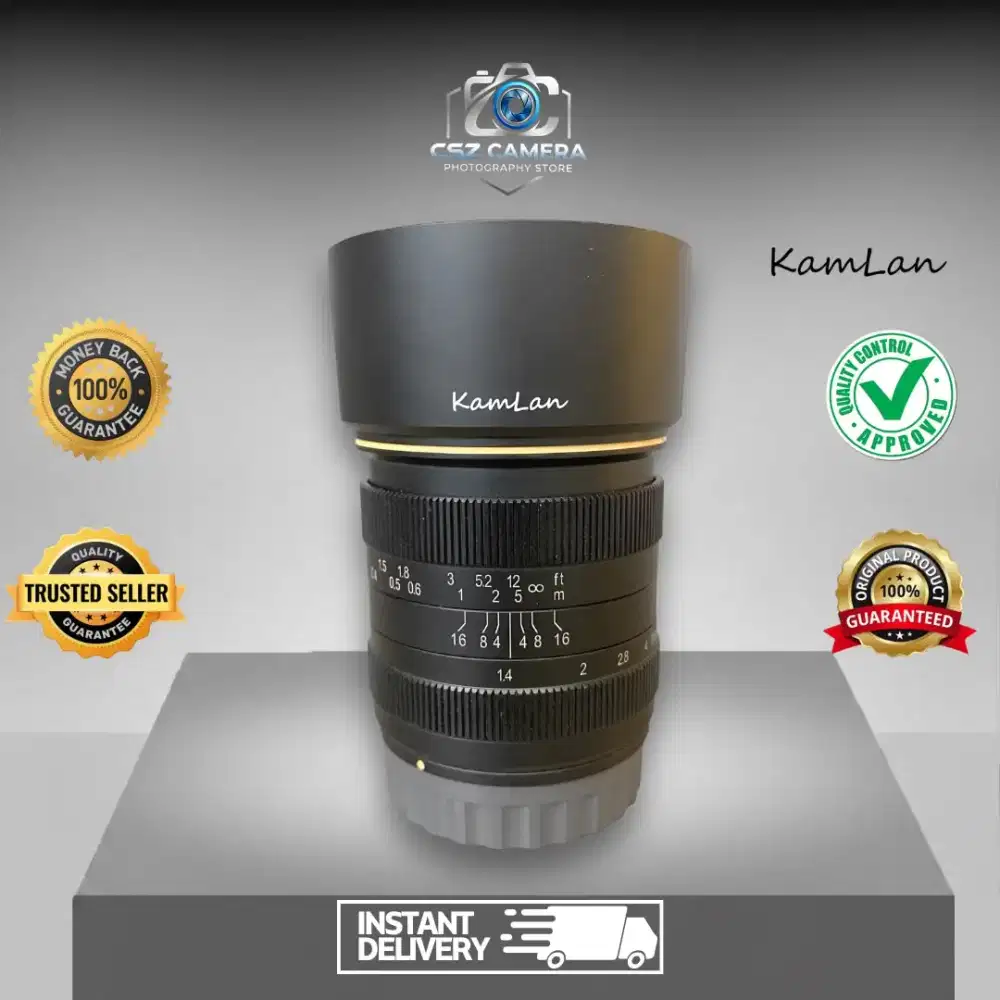 Kamlan MF 28mm F1.4 For EOS M