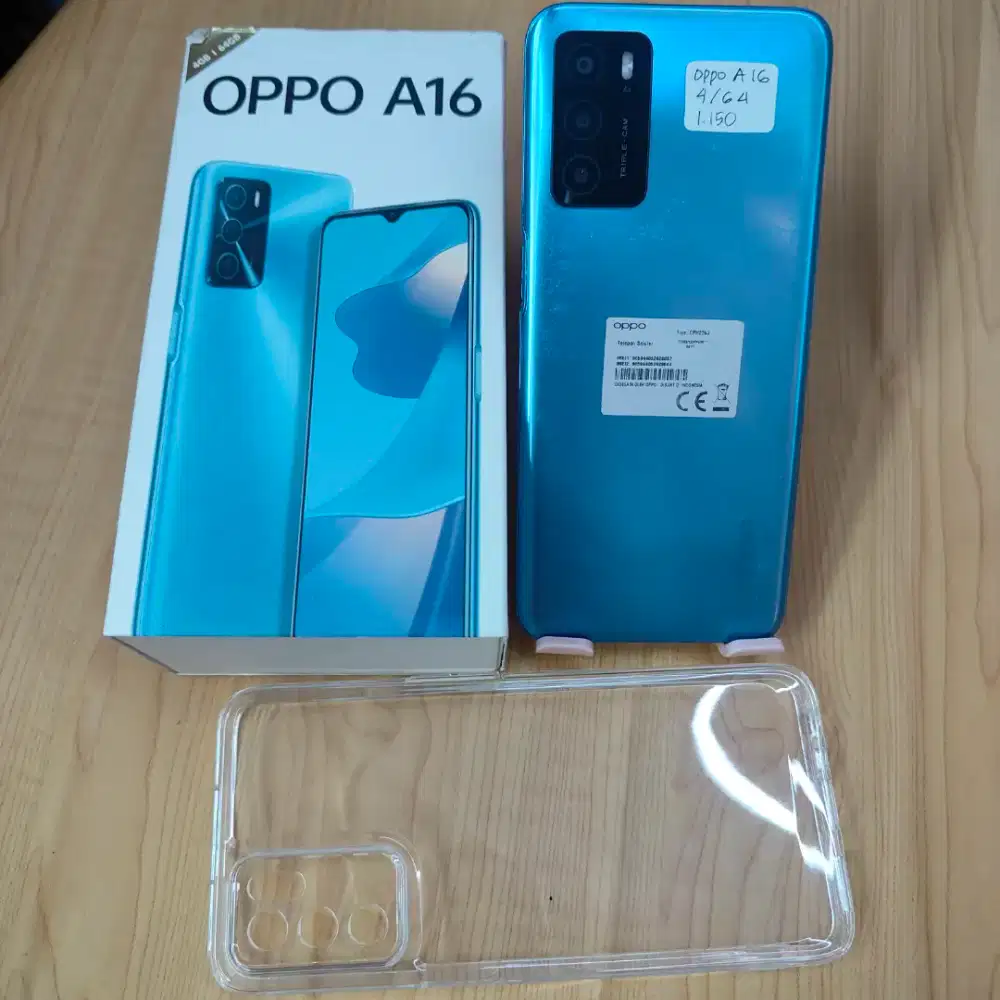 HP OPPO A16 RAM 4/64 LENGKAP