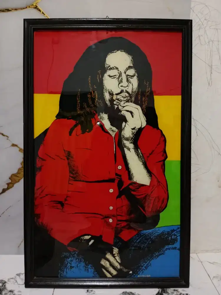 Jual lukisan bobmarley