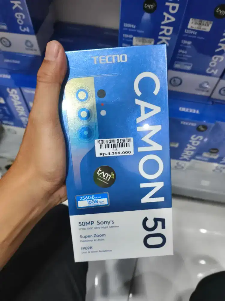TECNO CAMON 50 8/128GB | ATLANTIS DAHSYAT