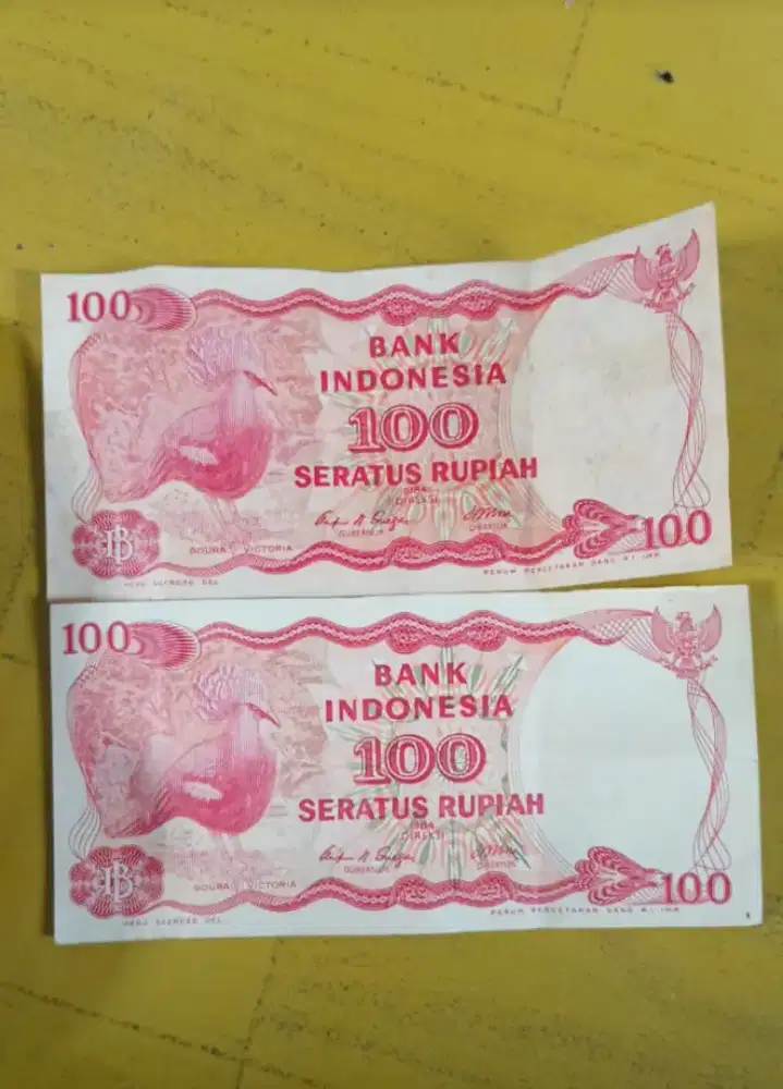 Uang jadul 100 rupiah 1984