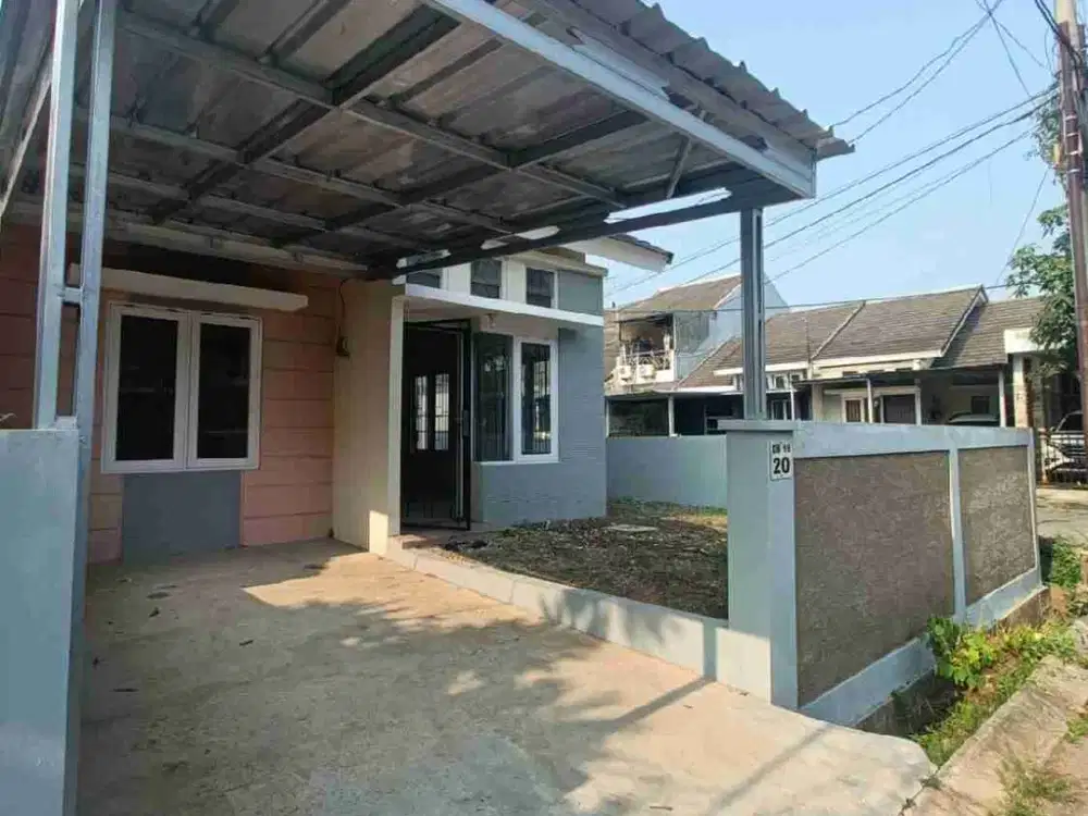 Rumah hoek cantik siap huni dijual