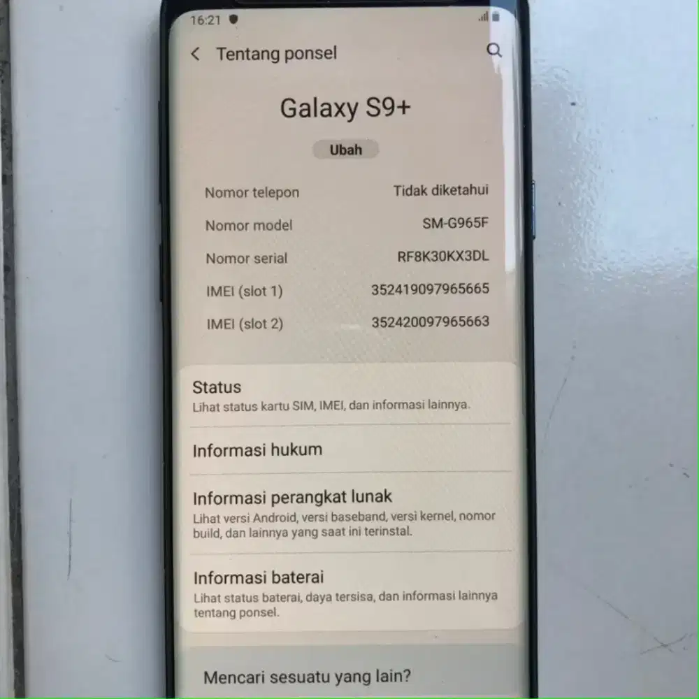 Samsung S9+ 6/128 LCD ORI Super Amoled