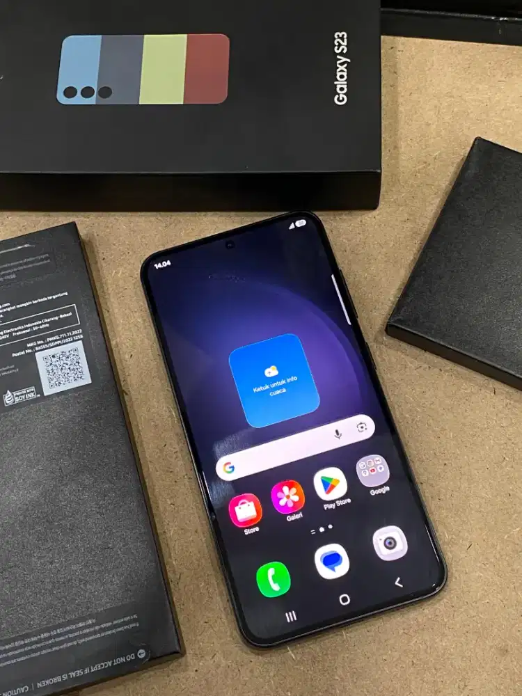 samsung s23 basic 8/256 graphite resmi sein fullset