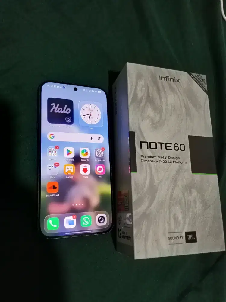 INFINIX NOTE 60 8/256 BARU 3 BULAN
