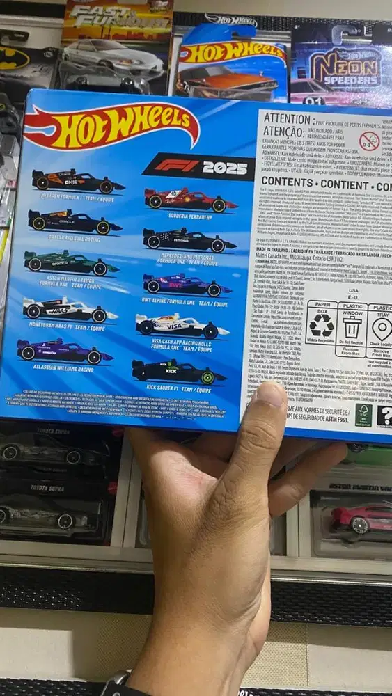 HOTWHEELS F1 1 kotak