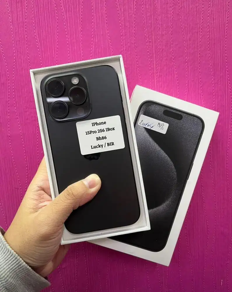 iPhone 15 PRO, 256GB, ibox, BLACK TITANIUM