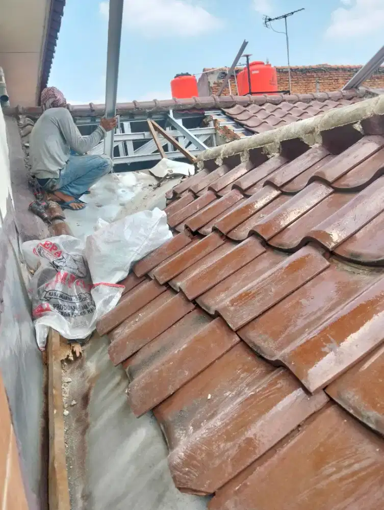Kanopi bajaringan ganti atap rumah renopasi