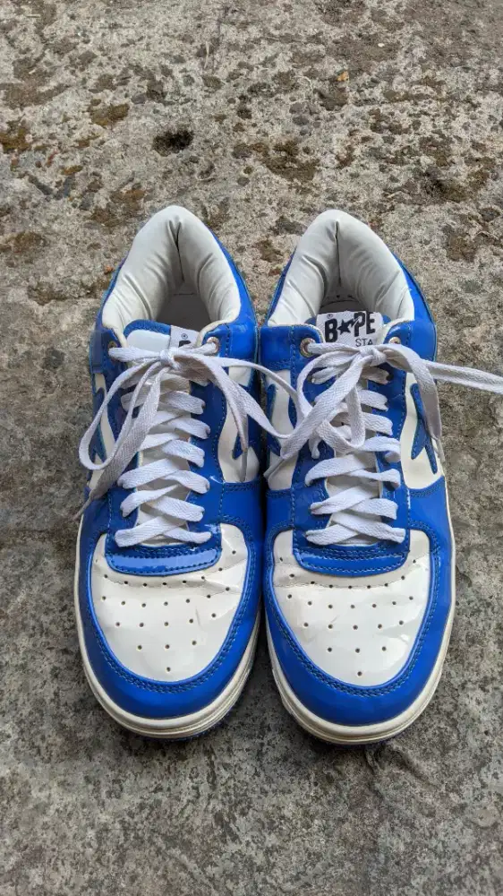Sepatu BAPE STA ROYAL BLUE PATENT
