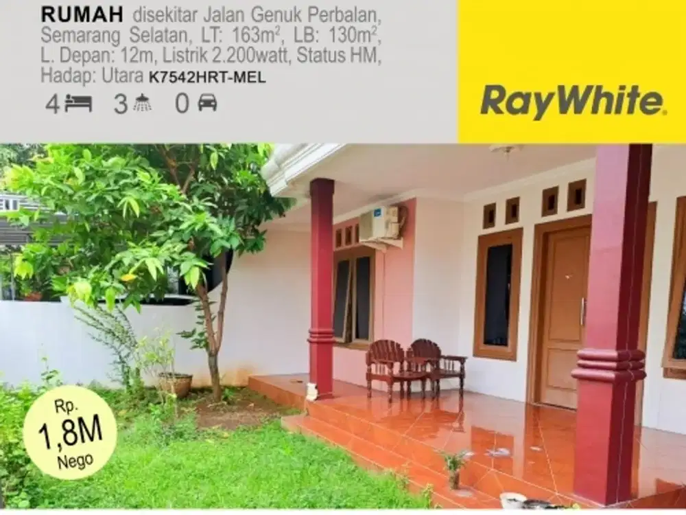DIJUAL RUMAH DI SEMARANG SELATAN K7542