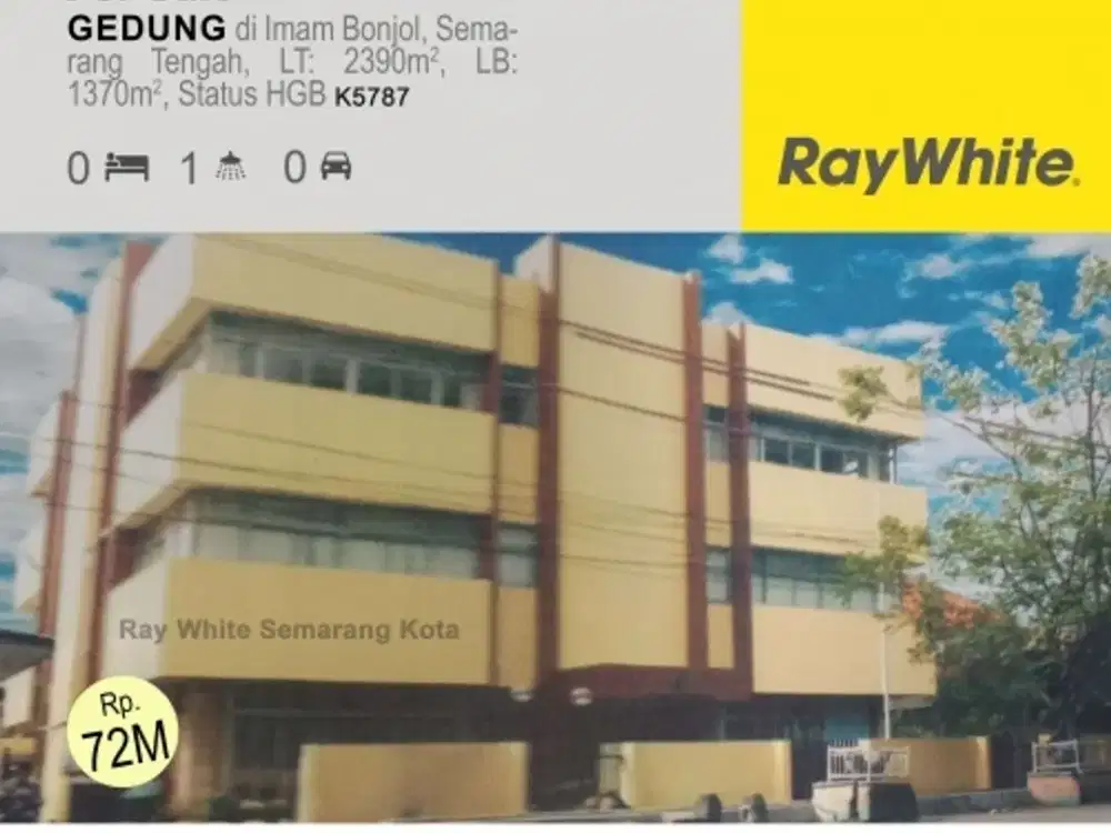 DIJUAL KANTOR DI SEMARANG TENGAH - K5787