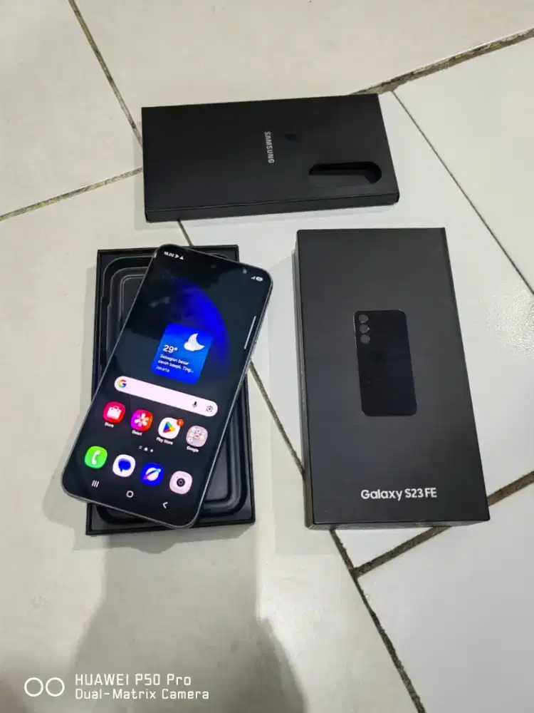 Samsung S23 fe 5G 8/256 Sein fullset mlusss 97%, lancarr jyaa joss