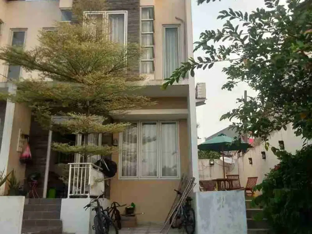 RUMAH DALAM CLUSTER EXTRA TAMAN DI PONDOK MELATI BEKASI