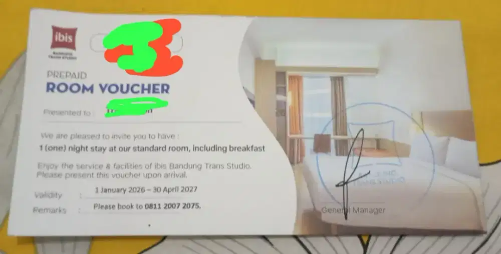 Voucher hotel Ibis bandung