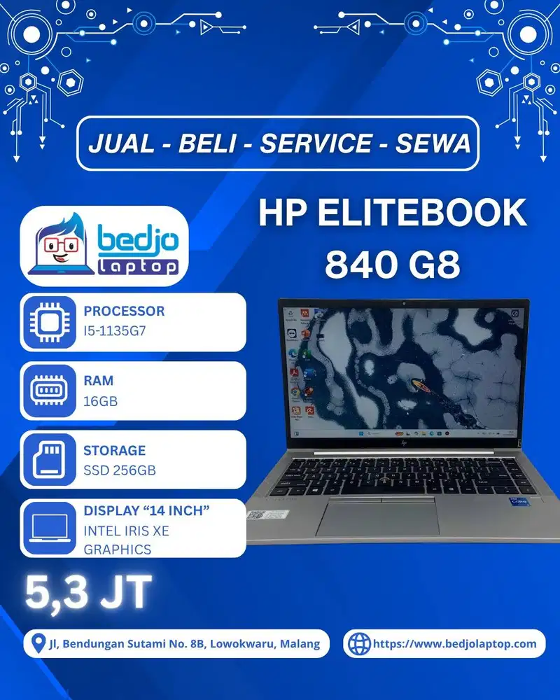 EliteBook Premium dengan RAM 16GB Siap Multitasking, HP EliteBook 840