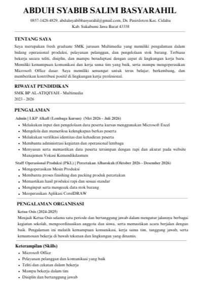 Mencari Lowongan Pekerjaan. Lulusan SMK siap bekerja secepatnya