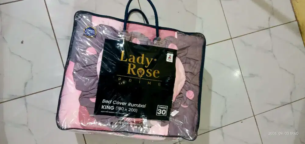 Bad cover lady rose prime ukuran 180x200
