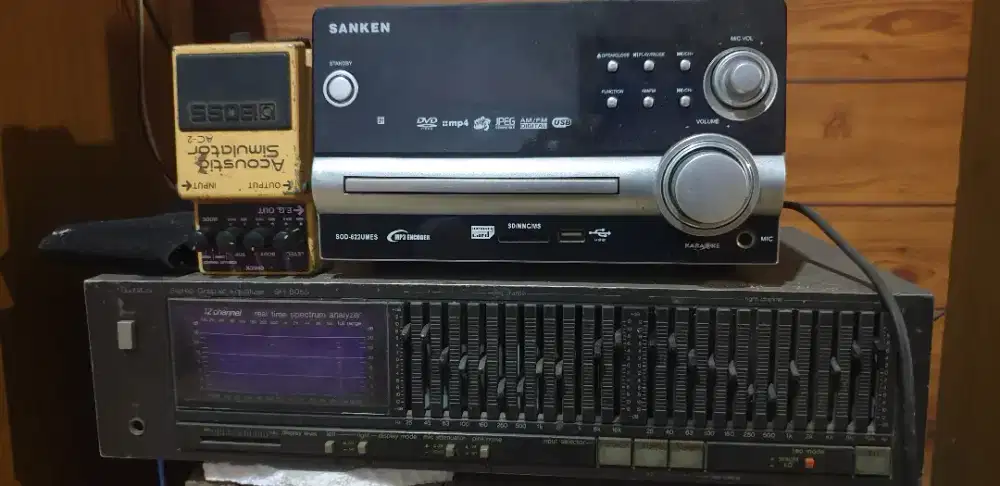 Amplifier Sanken,Equaliser,EFek gitar boss