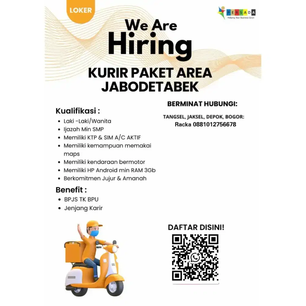 Lowongan kurir Shopee express