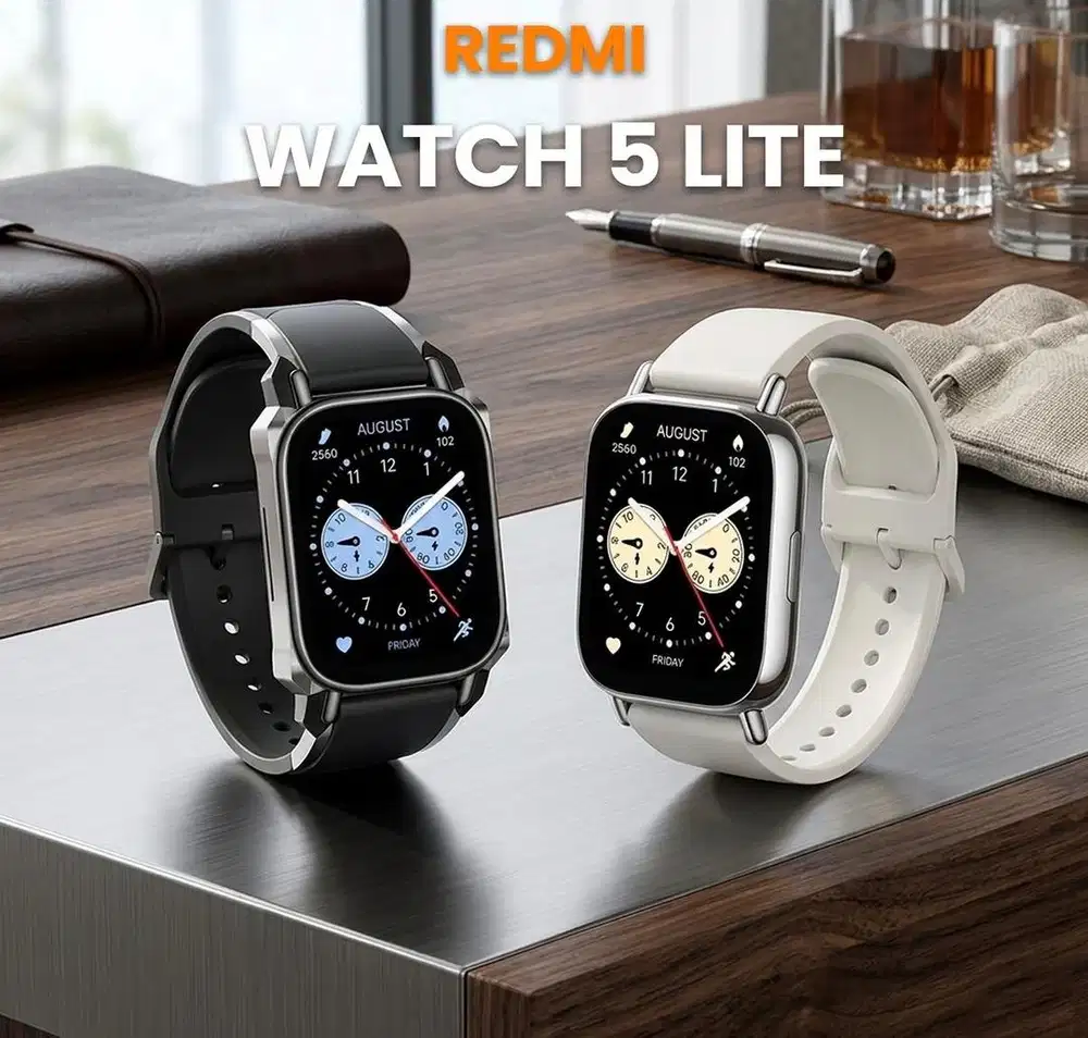 Redmi watch 5 lite black (baru) garansi resmi