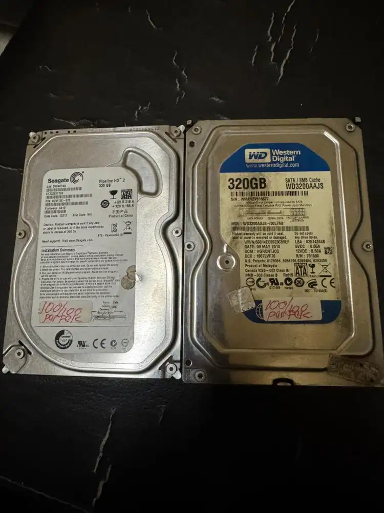 hardis pc 320gb sentinel 100/100 perfek.