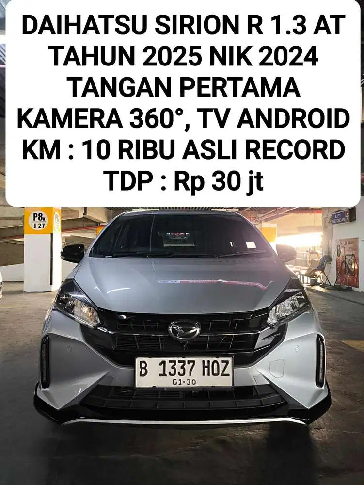 Daihatsu Sirion R 1.3 AT 2024/2025 tt Agya Brio RS