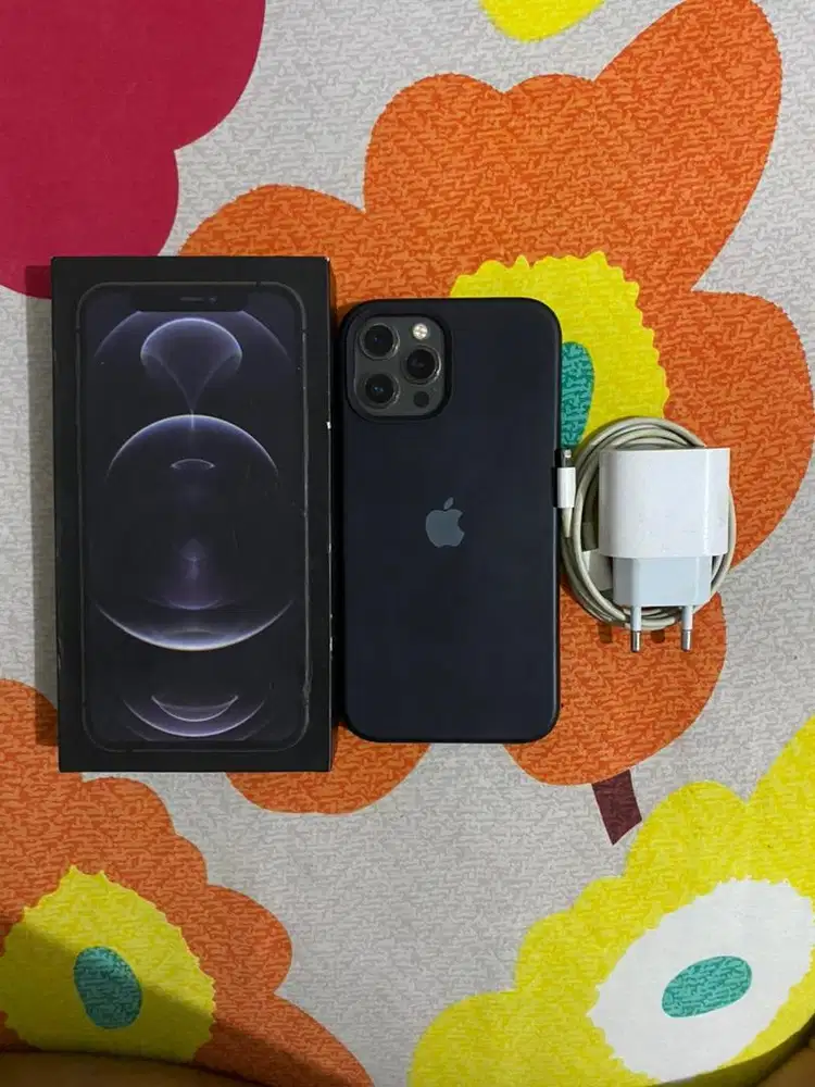 iPhone 12 ProMax 256GB Resmi Beacukai Fullsett