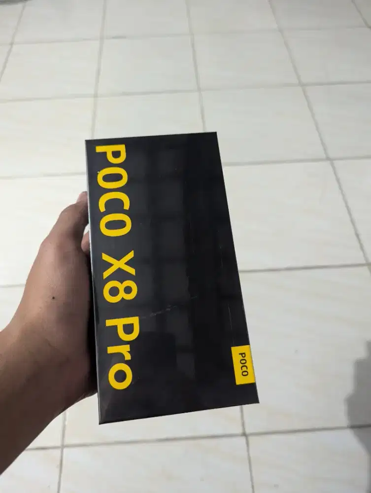 POCO X8PRO 12/512, GARANSI RESMI 1,5THN