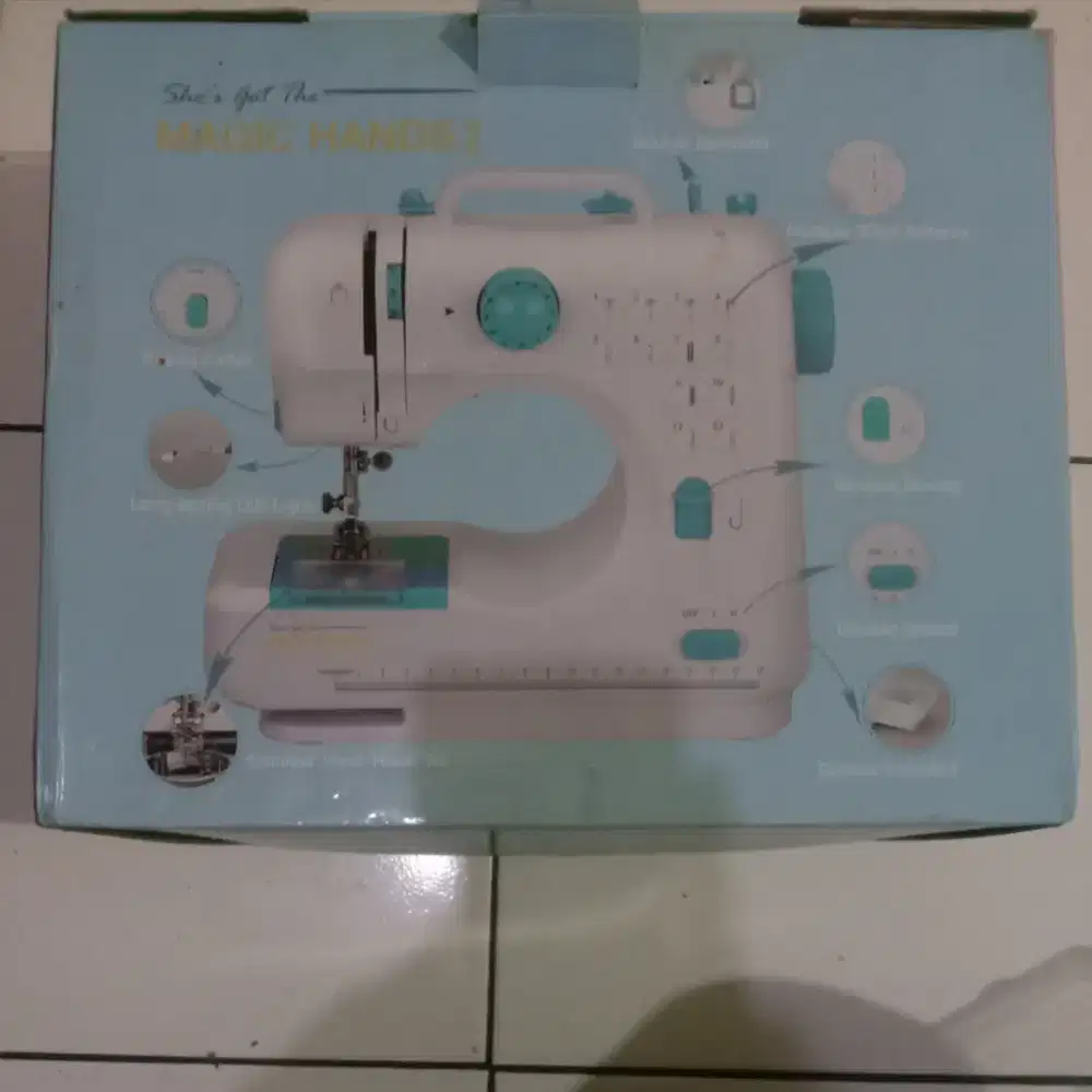 Mesin Jahit Mini MAGIC HANDS 2 ( Normal, Lengkap. )